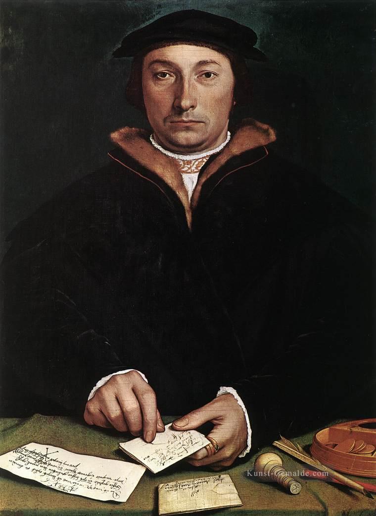 Porträt von Dirk Tybis Renaissance Hans Holbein der Jüngere Ölgemälde